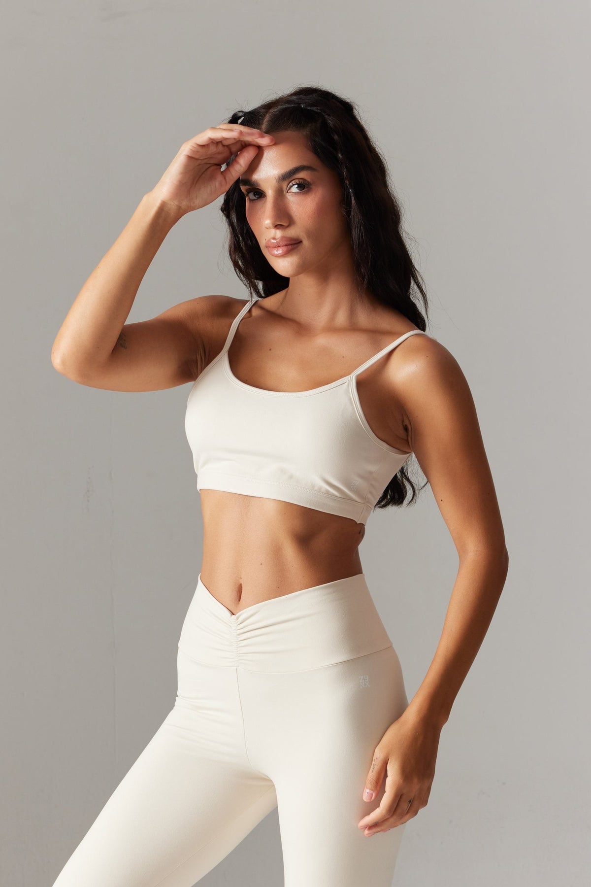 BASE İnce Askılı Crop — Kemik