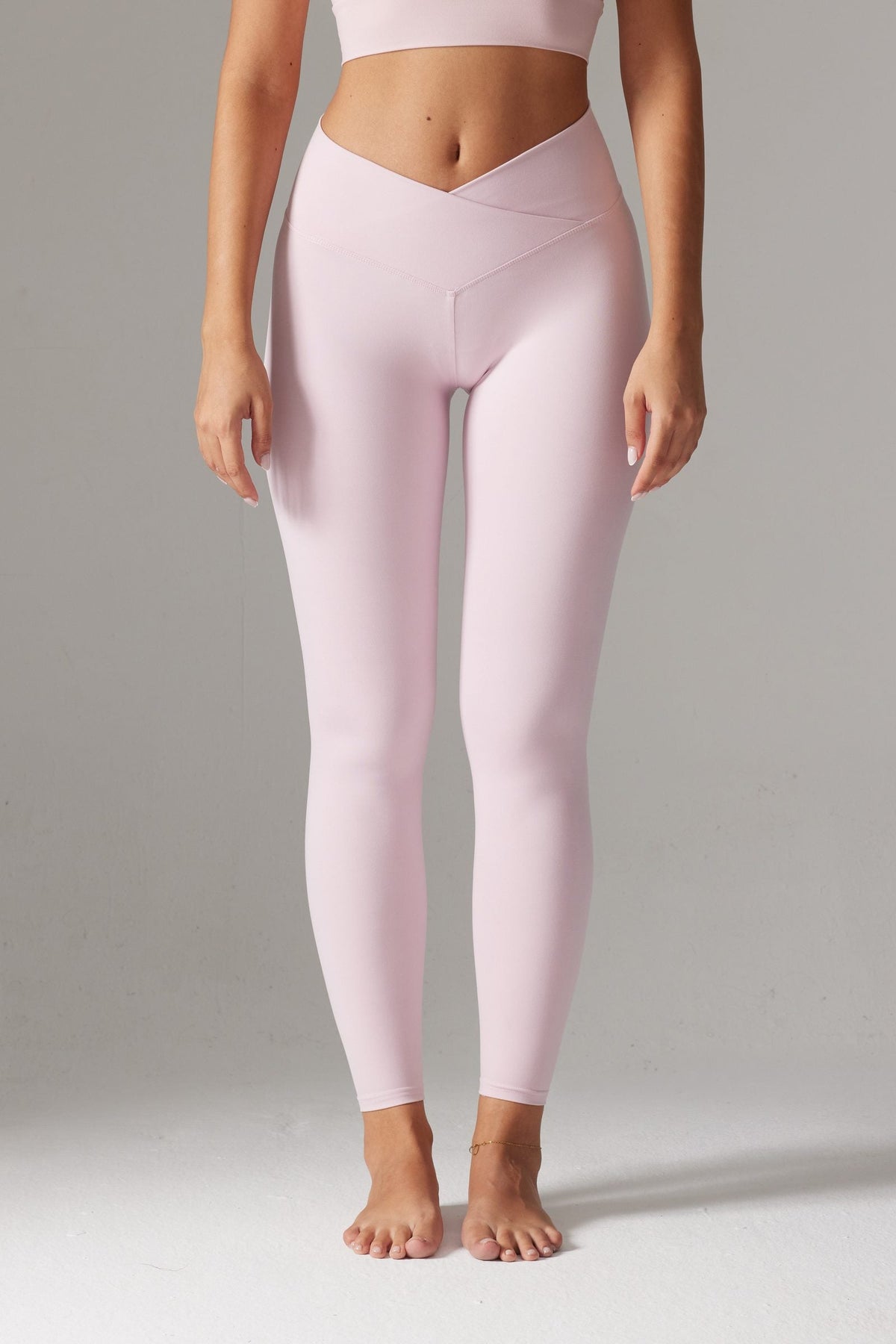 Dikişsiz Yüzücü Sırtı Crop — Pembe
