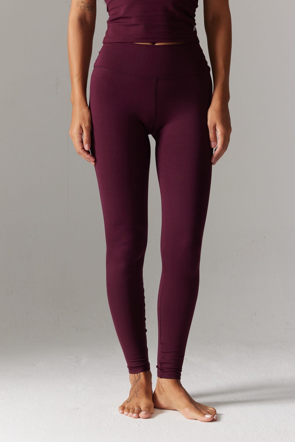 BASE Halter Yaka Crop ve Bolero Set — Gardenya (Mürdüm)