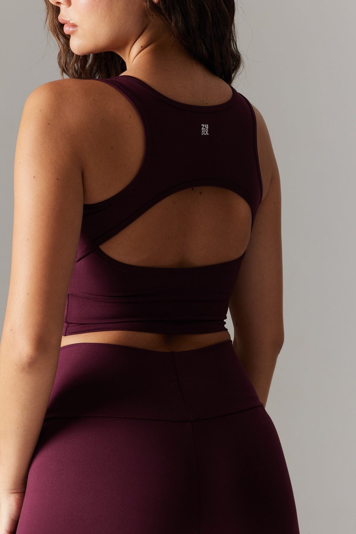 VYBE V-Form Mini Şort — Gardenya (Mürdüm)